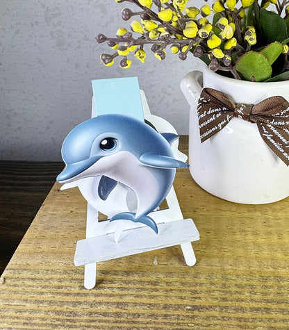 Dolphin Magnetic Bookmark – Cute Ocean Animal Page Marker for Book Lovers