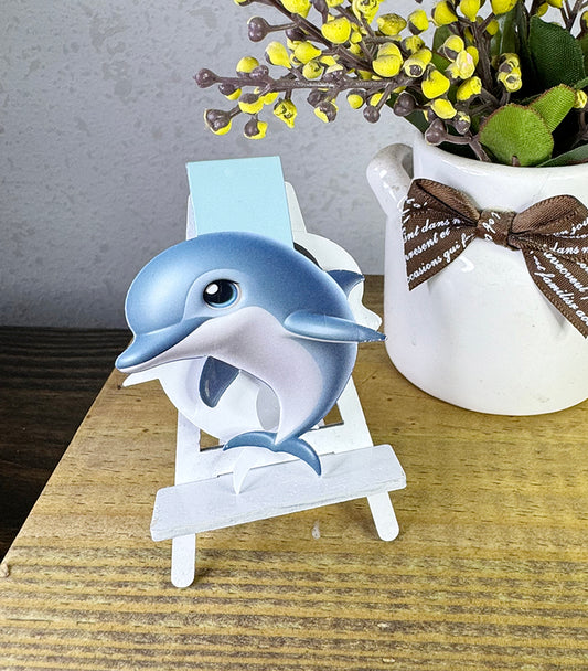 Dolphin Magnetic Bookmark – Cute Ocean Animal Page Marker for Book Lovers