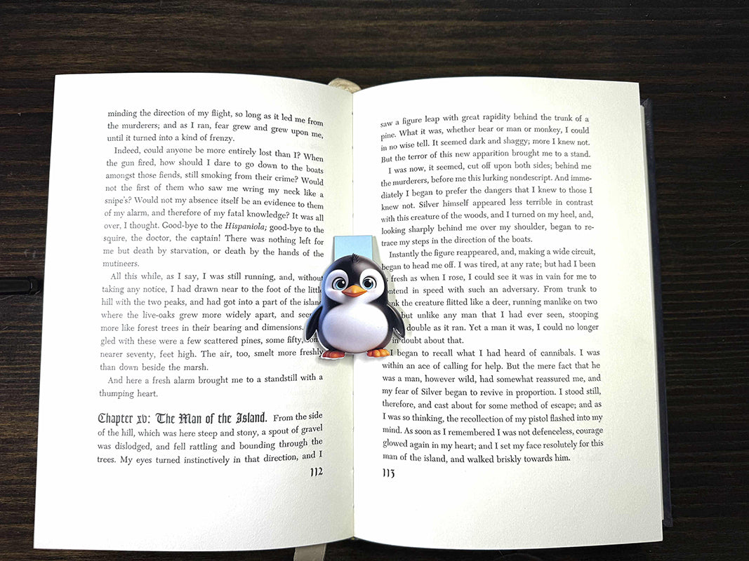 Cute Penguin Magnetic Bookmark – Perfect for Book Lovers & Gifting