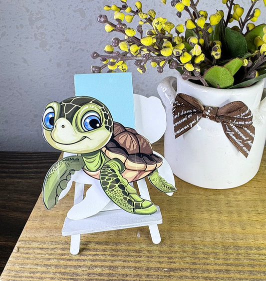 Sea Turtle Magnetic Bookmark – Cute Ocean Animal Design for Book Lovers
